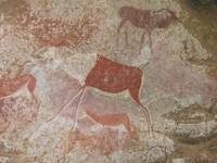 Bushmen painting Brandberg Mountains |  <i>Kobus Alberts, Wild at Heart Safaris</i>