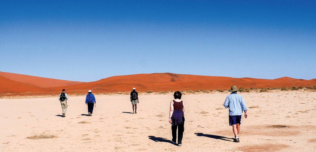 Walking through to Deadvlei | <i>Natalie Tambolash</i>