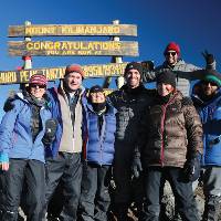 Trekkers on Kilimanjaro's Uhuru Summit |  <i>Kyle Super</i>