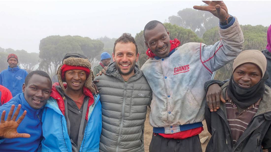 Local Kilimanjaro porters | <i>Kyle Super</i>