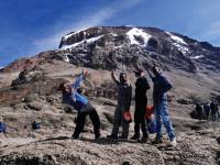 Stunning weather overhead as we arrive at Barranco Wall |  <i>Heike Krumm</i>
