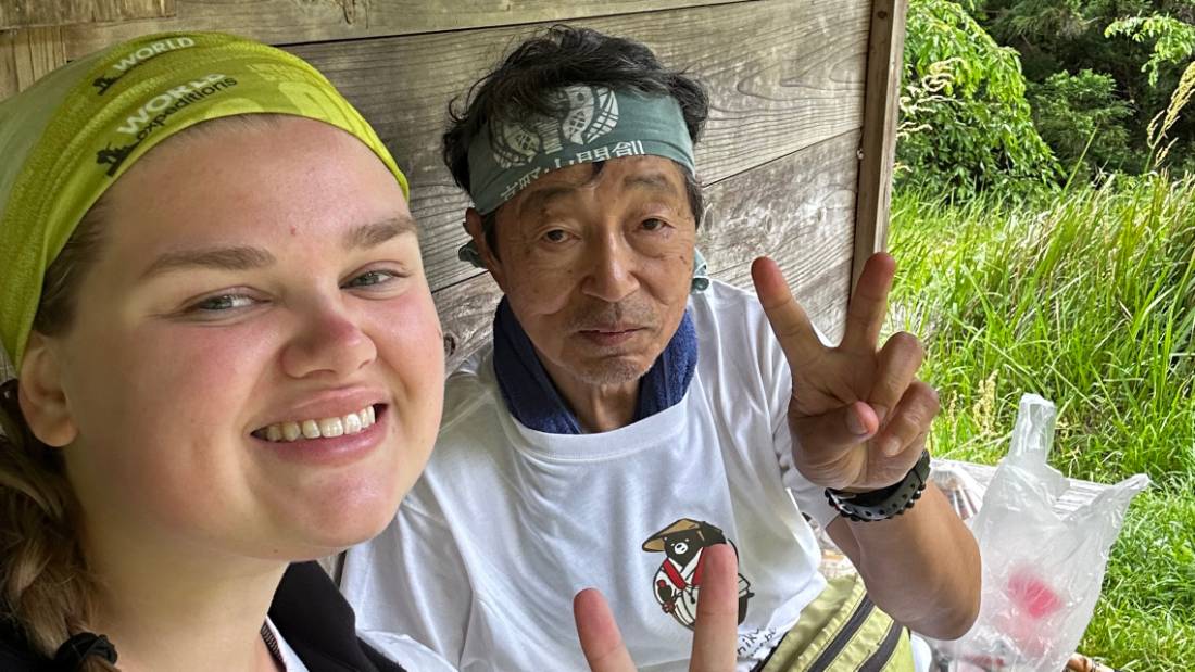 Shikoku 'ambassadors' along the trail are more than happy to show you the right way to go - and explain the history and meaning of the trails to you. |  Tegan Pereira
