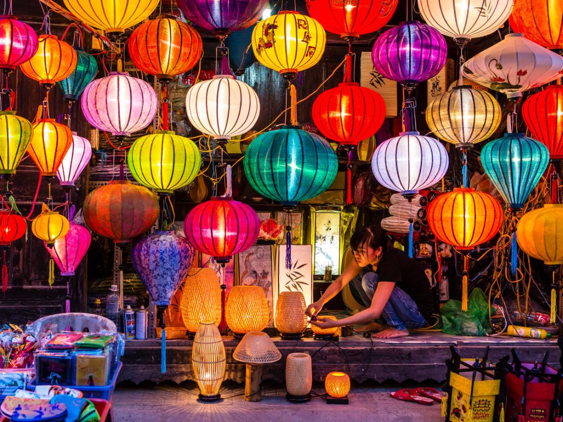 Coloured lanterns in the streets of Vietnam |  <i>Richard I'Anson</i>