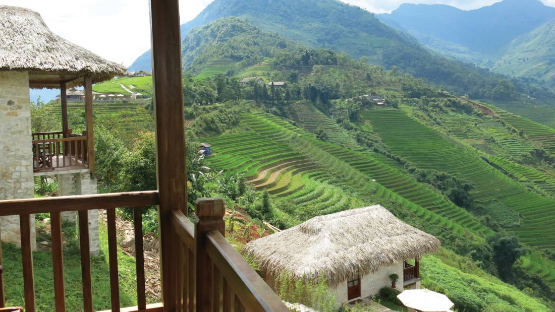 Accommodation views from Topas Ecolodge in Sapa | <i>Sarah Hunt</i>