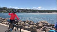A great sense of achievement arriving into Huskisson on the South Coast Cycle | <i>Kate Baker</i>