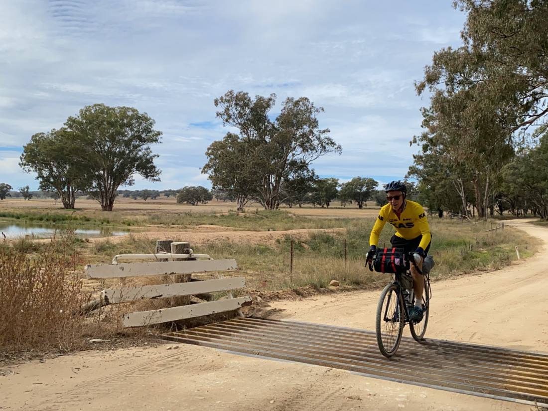 Crossing a small bridge on the route between Mendooran and Dunedoo |  <i>Michele Eckersley</i>