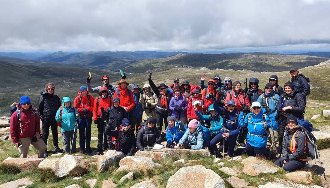 All smiles on the hike to Mt Kosciuszko |  <i>Zuzanna Kania</i>