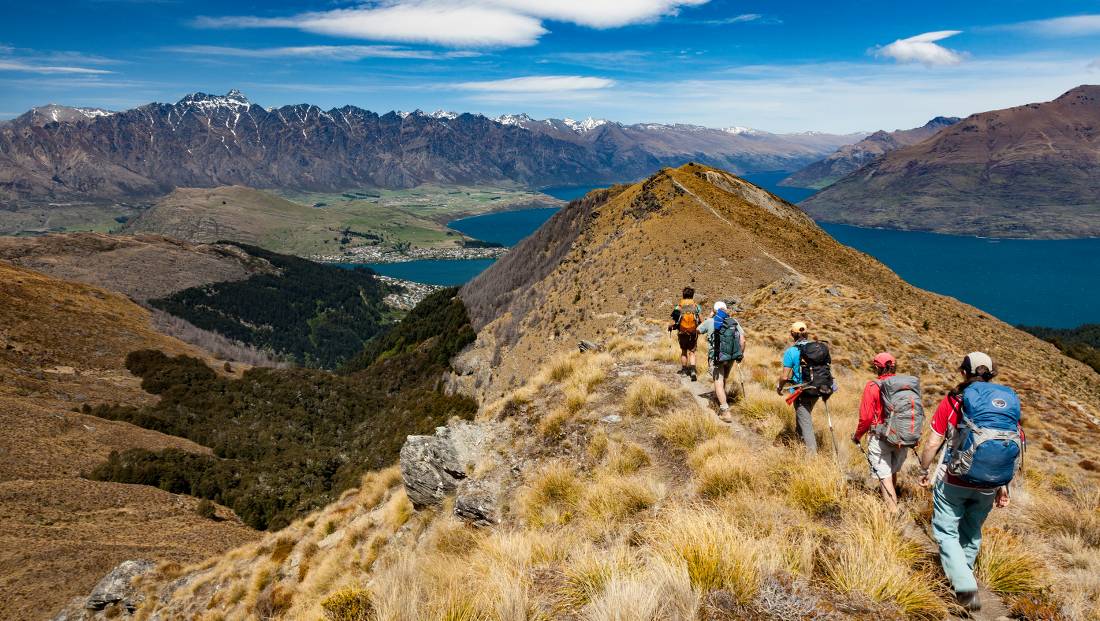 Views over Lake Wakatipu and the Remarkables Mountain Range from Ben Lomond Station | <i>Colin Monteath</i>