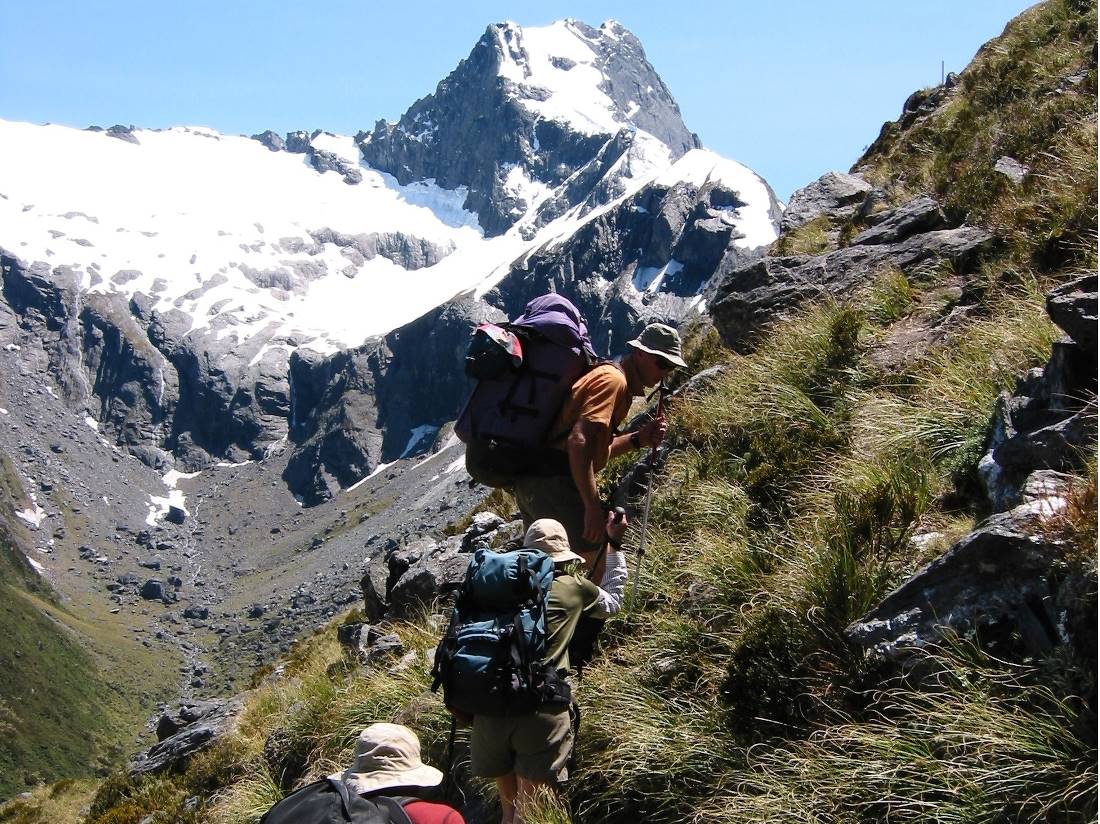 Trekkers on the Gillespie & Rabbit Pass trek
