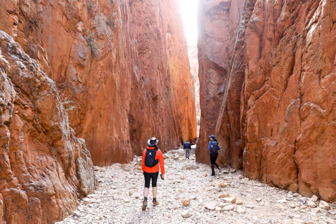 Hiking in Standley Chasm, Larapinta Trail | <i>#cathyfinchphotography</i>