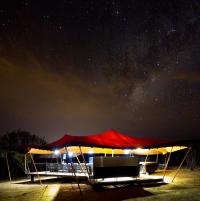 The clear night sky of the Outback is an unforgettable experience of the Larapinta Semi-permanent Camps -  Photo: Brett Boardman