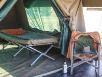 Get a good nights sleep in our comfortable and spacious safari-style tents |  <i>Karina Davila-Otoya</i>