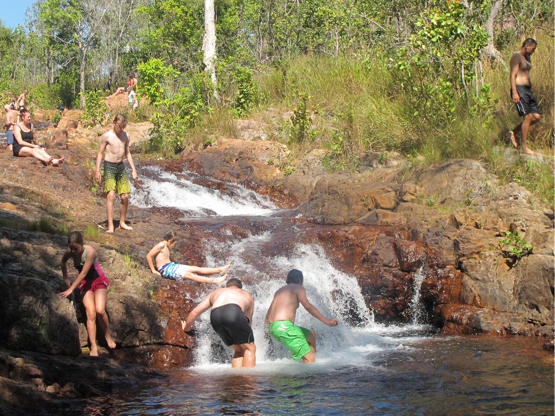 Family fun in the Top End waterholes |  <i>Kate Baker</i>