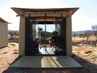 Sleeping tents at Nick's Camp |  <i>Ayla Rowe</i>