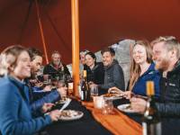 Enjoy delicious meals at our eco-comfort camps on the Larapinta Trail |  <i>Shaana McNaught</i>