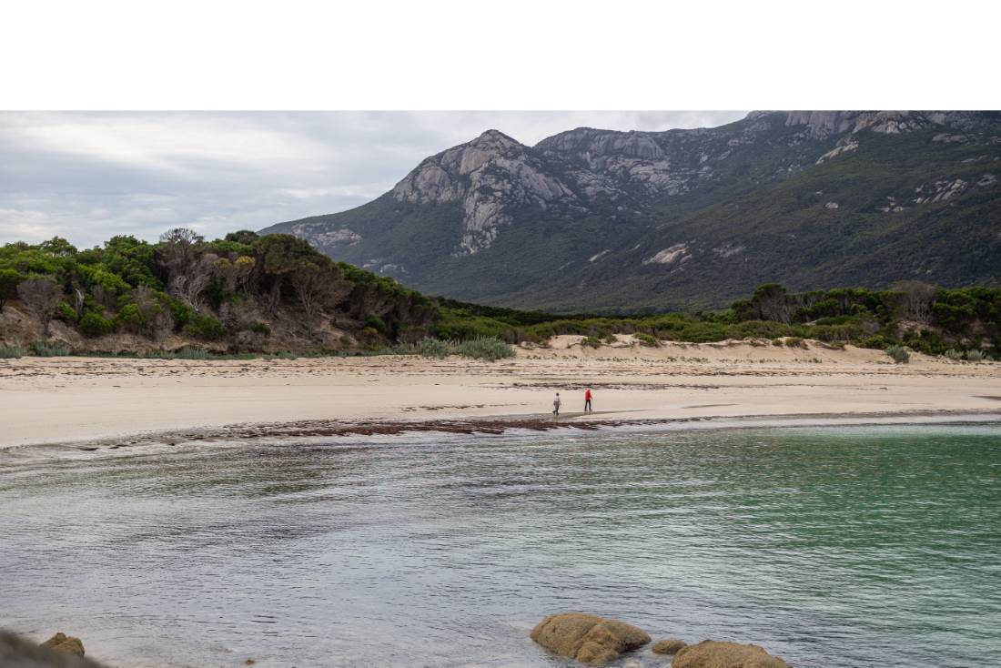 Walk along the pristine beaches of Flinders Island