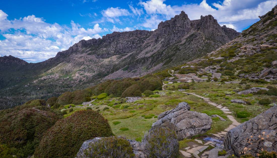 Walk past spectacular landscapes on Tasmania's Overland Track | <i>Mark Whitelock</i>