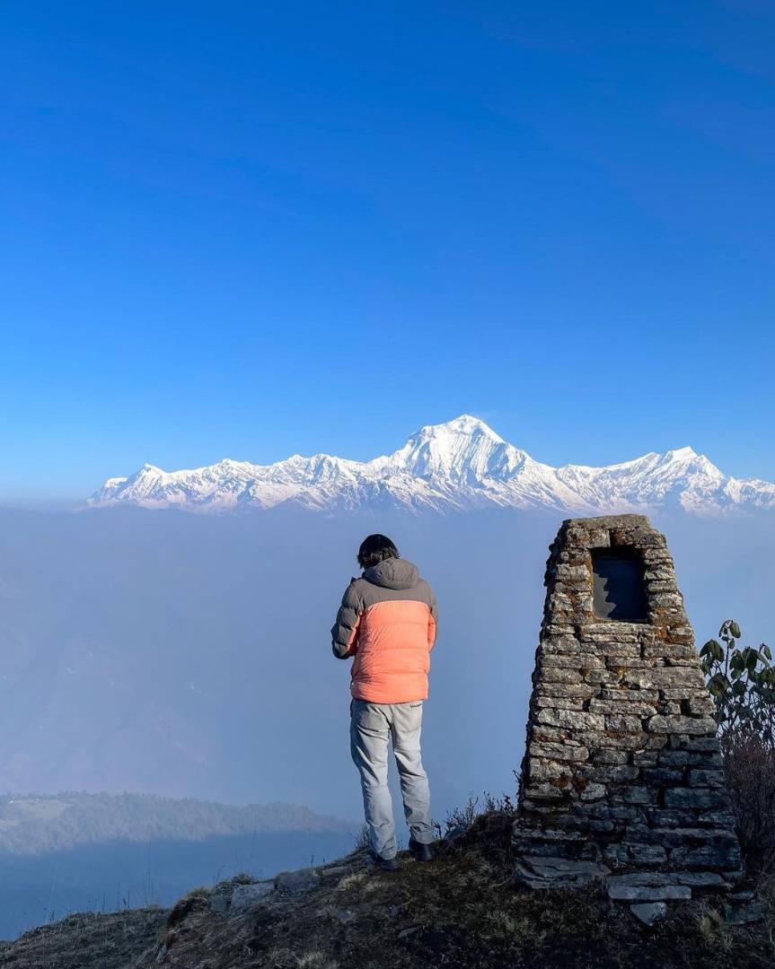 Beautiful vistas, nature giving us art, the ever-present morning cup of tea (with a view, of course) and our fearless leader! |  <i>Patrick OShea</i>