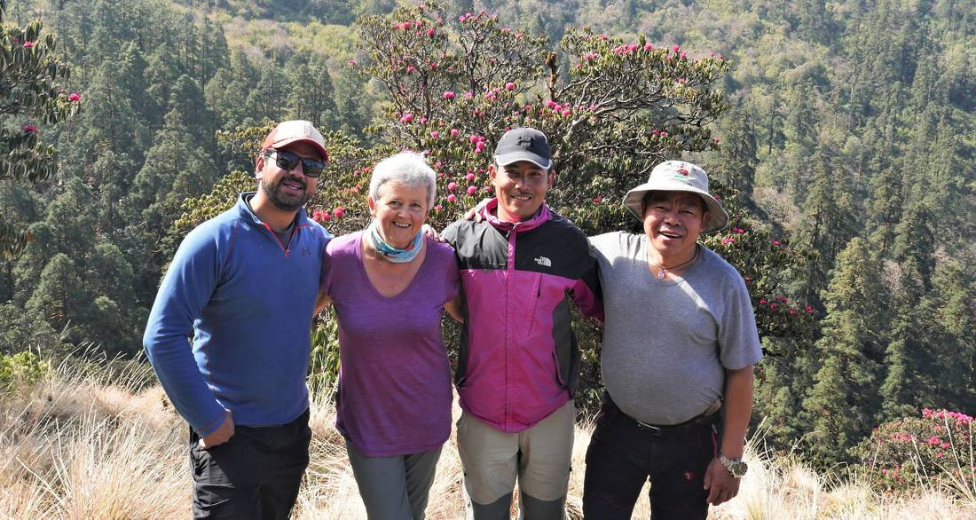 Trekking with an experienced local team