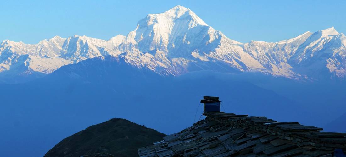 Beautiful sunrise on the Dhaulagiri