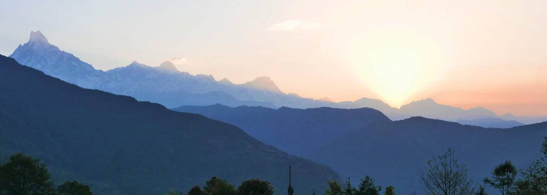 Stunning view on the Annapurna