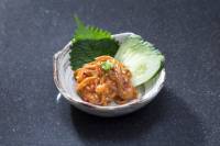 Ika shiokara cattlefish or squid.