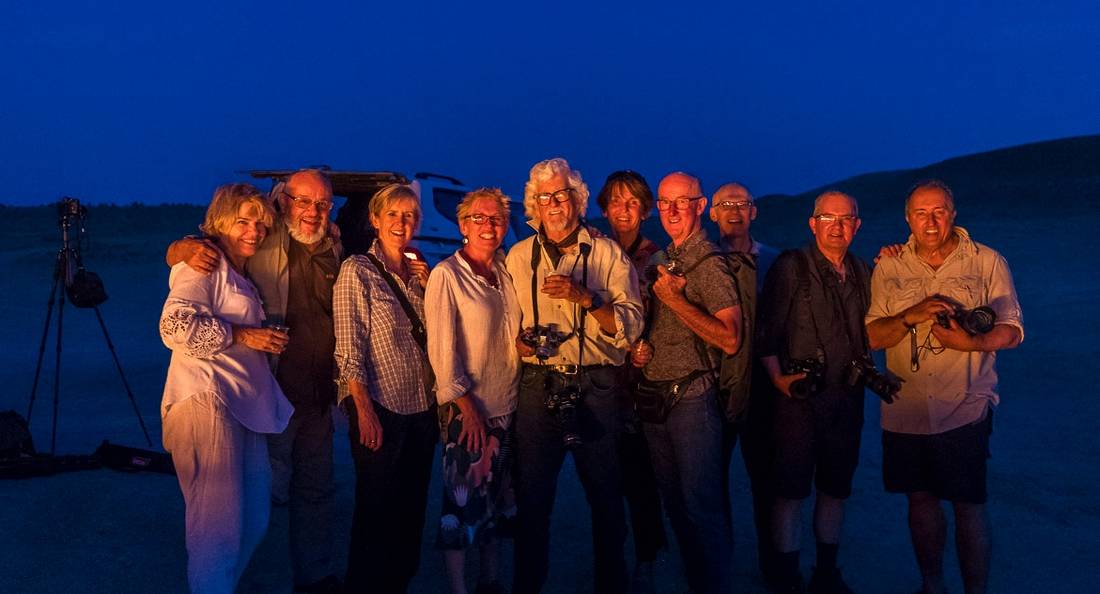 Travellers enjoy the striking crater scenery |  <i>Richard I'Anson</i>