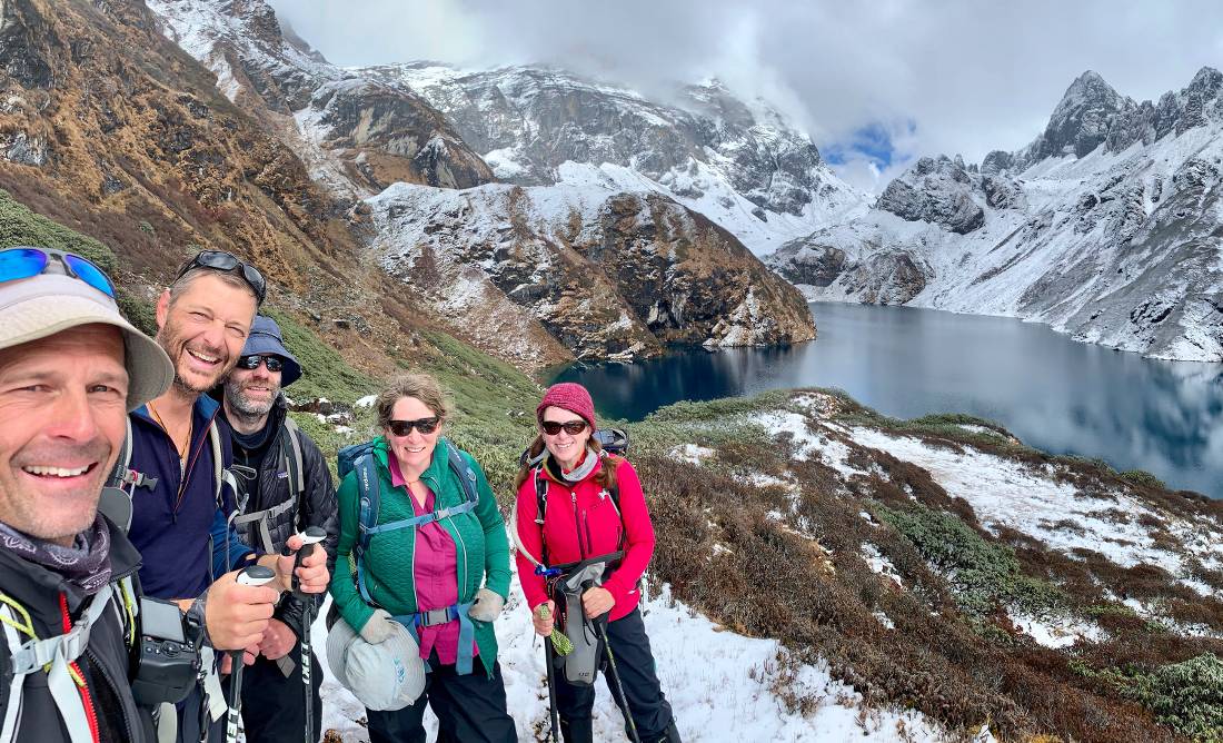 Trekking in spectacular alpine conditions on the Bhutan Snowman Trek |  <i>Soren Kruse Ledet</i>