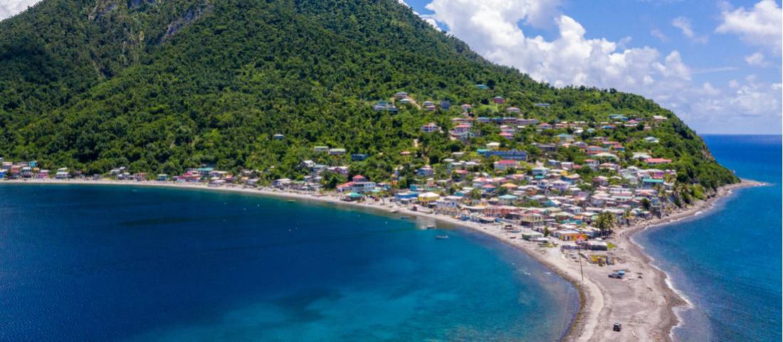 The start of the Waitukubuli National Trail at Scotts Head in Dominica