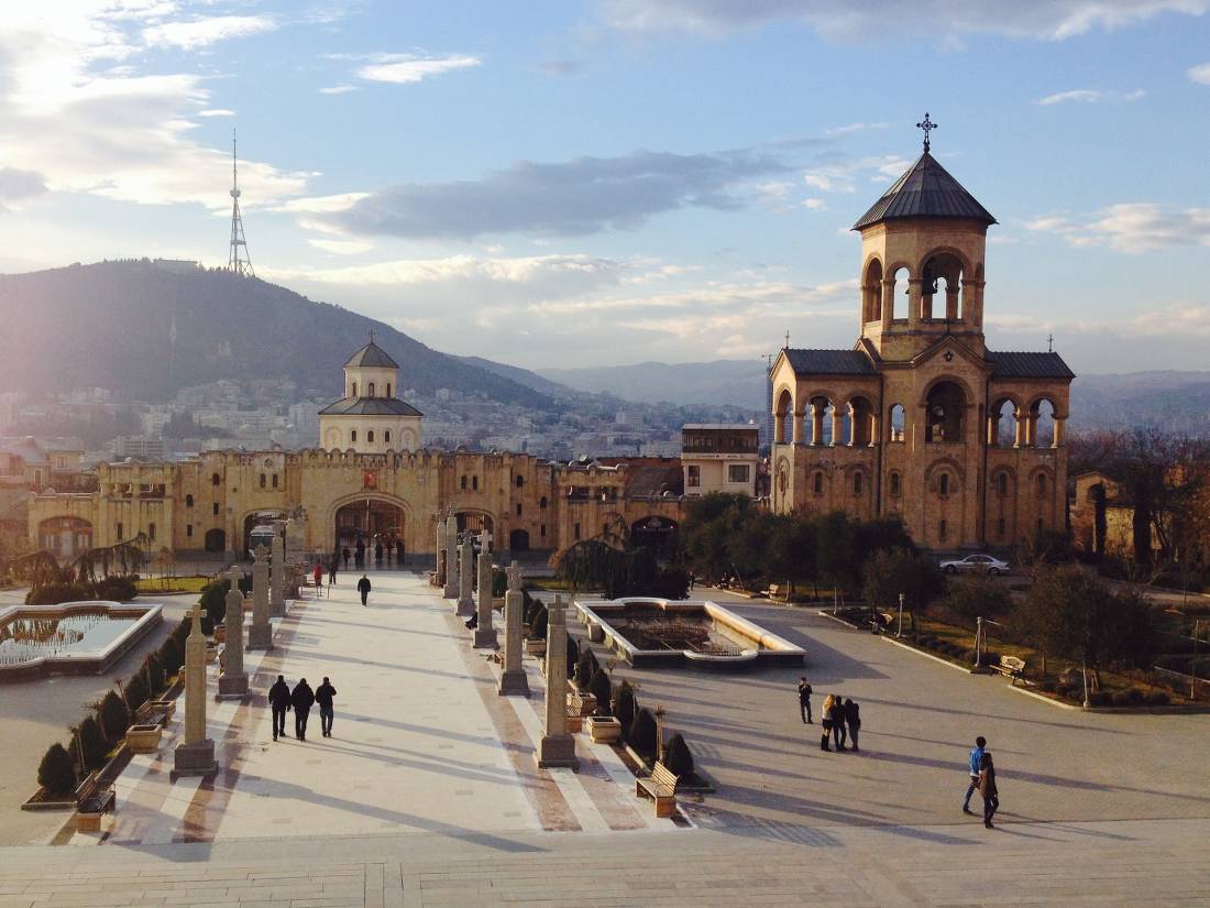 The beautiful architecture of Old Tbilisi