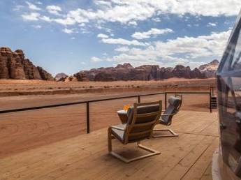 Martian Dome Tent balcony
