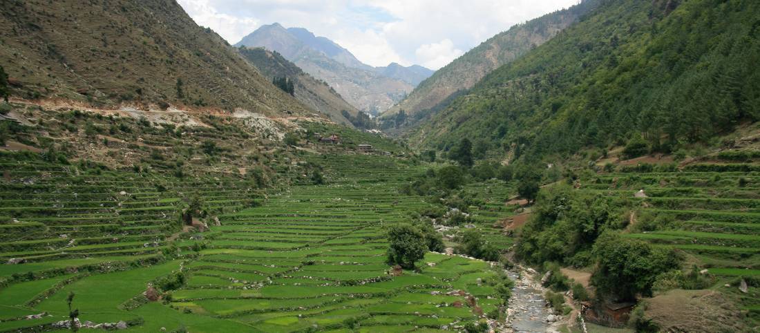The verdant valleys leading to Rara Lake in Nepal's far western region of Dolpo | <i>Robin Boustead</i>