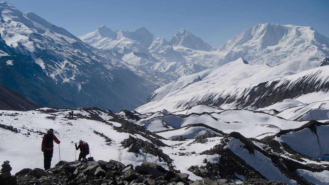 Trekkers on our Damodar Saribung Traverse trip |  <i>Dan Beacom</i>