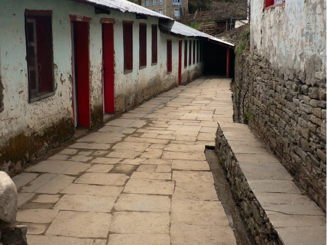 The completed path will have a huge impact on the school, allowing proper drainage around the buidings |  <i>Ken Whitney</i>