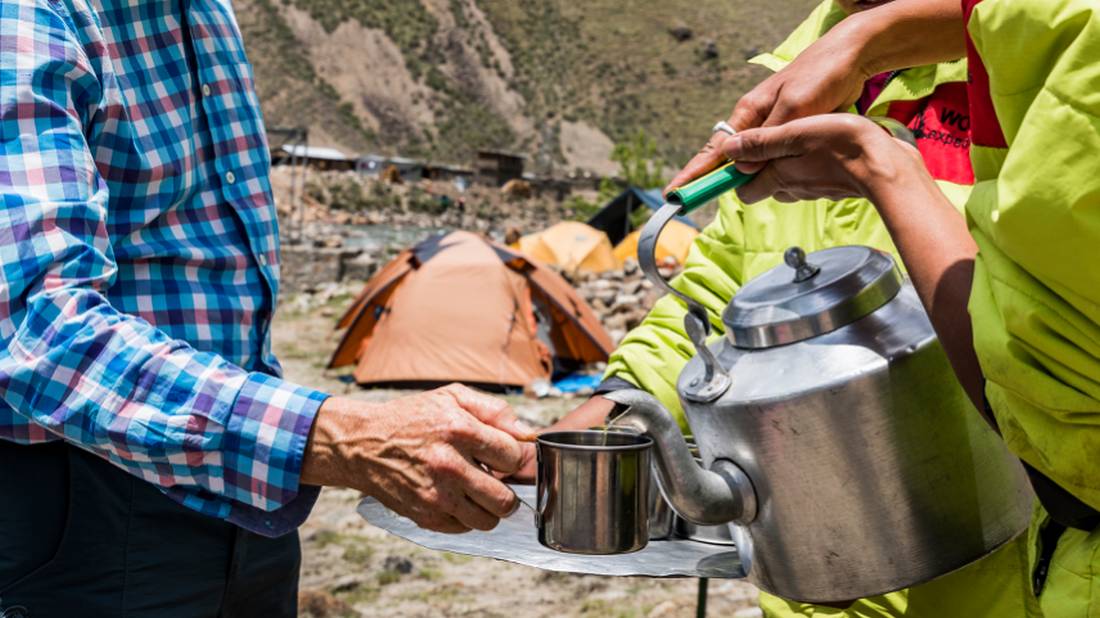 Our team will keep you well hydrated on the trail |  <i>Lachlan Gardiner</i>