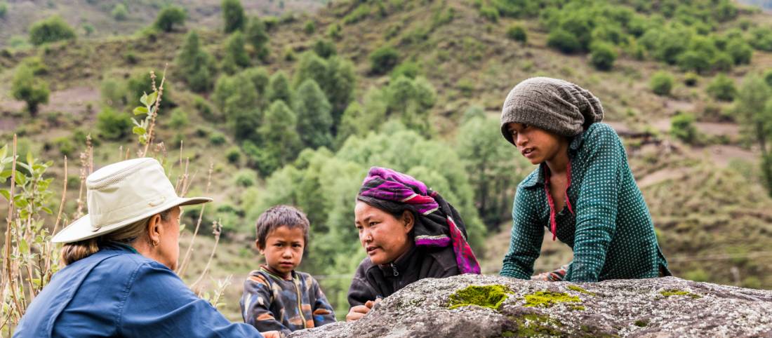Engaging with villagers that rarely encounter trekkers |  Lachlan Gardiner