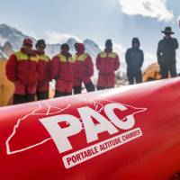 All high altitude treks carry a Portable Altitude Chamber |  <i>Lachlan Gardiner</i>