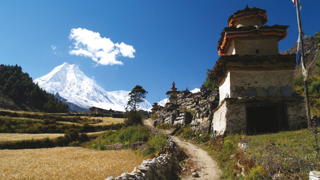 Trekking through peaceful villages in Manaslu |  <i>Graham North</i>