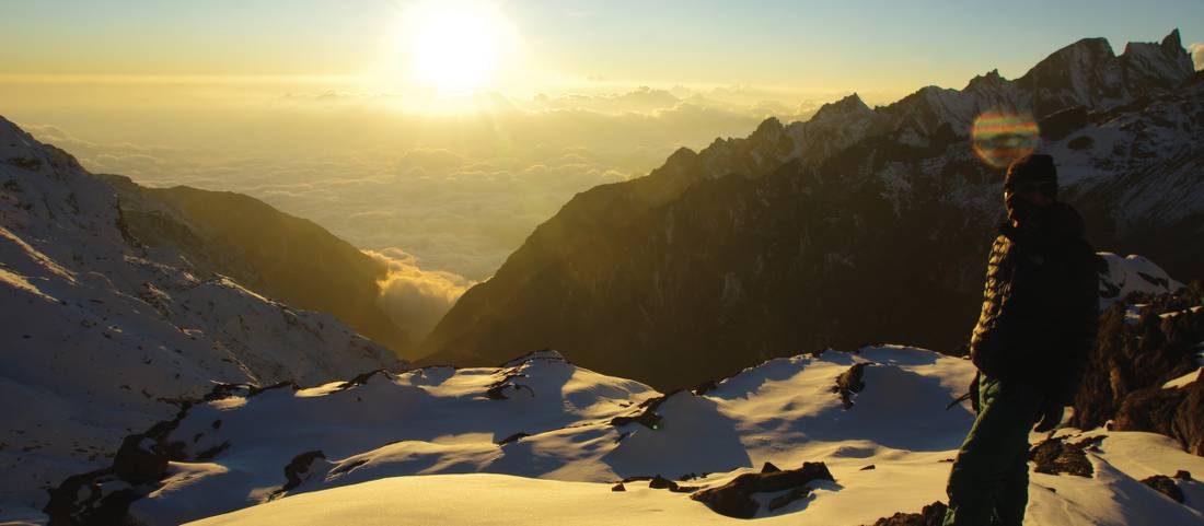 Beautiful shot from the trek up Kyajo Ri |  <i>Tim Macartney-Snape</i>