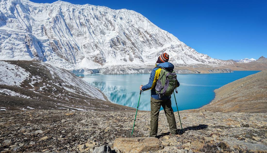 Stunning turquoise waters of Tilicho Lake