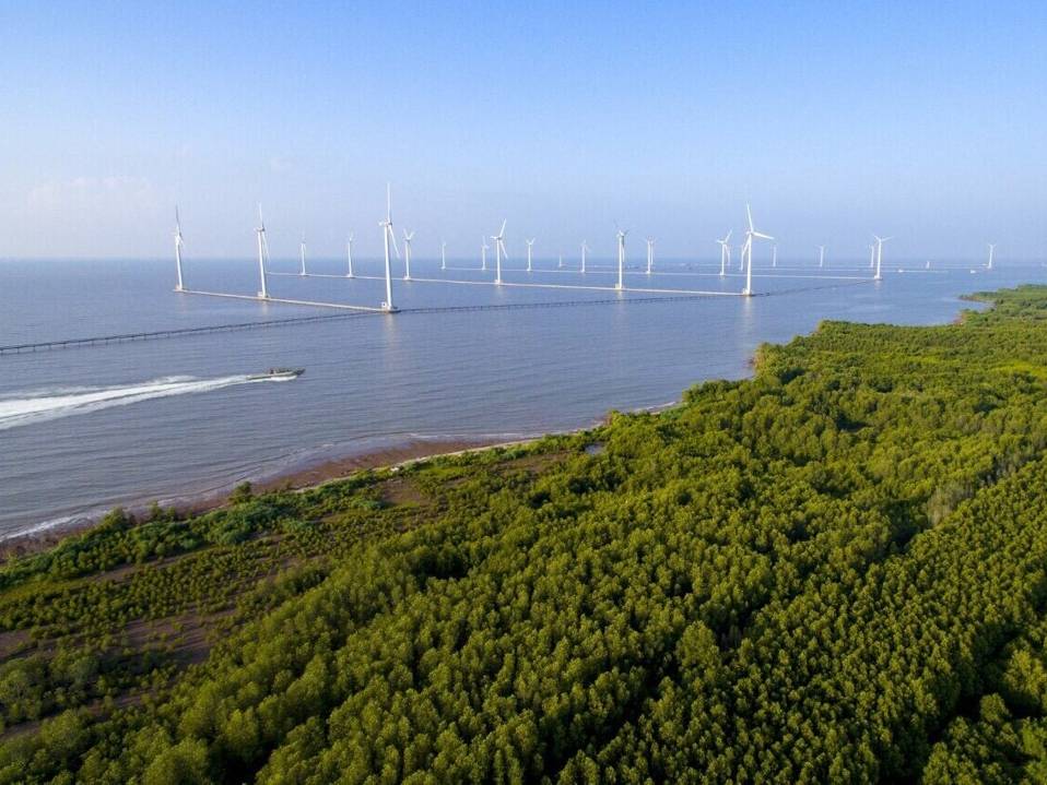 Our Positive Impact Projects, such as the Bac Lieu Vietnam Wind Project, supports local economies and their sustainable development. |  <i>South Pole</i>
