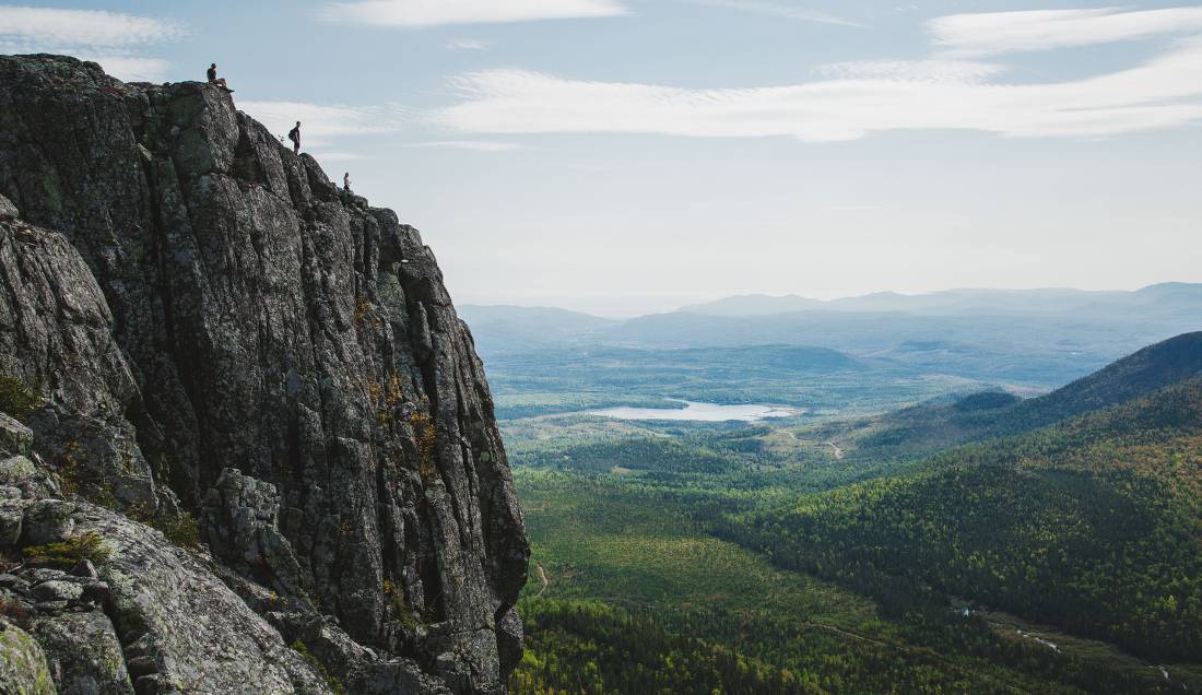 Mont Du Four is accessible as a day hike from Squirrel Hut on the Charlevoix Traverse | <i>Tourisme Charlevoix, BESIDE</i>