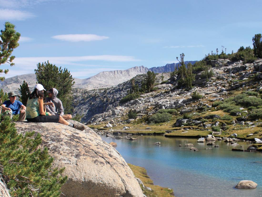 Picturesque rest stop along the JMT |  <i>Ken Harris</i>