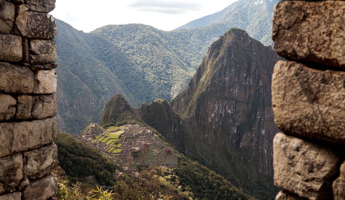 Breathtaking views across Machu Picchu