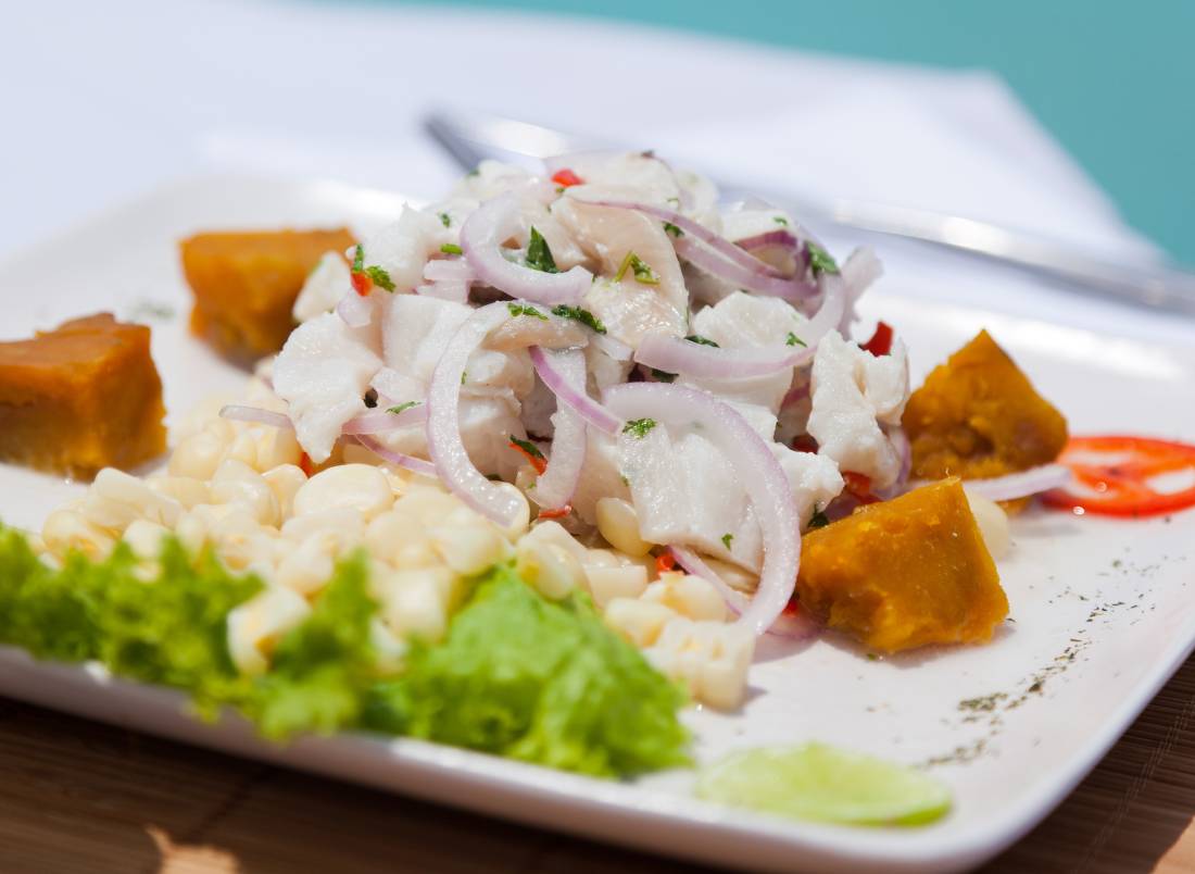 Delicious ceviche