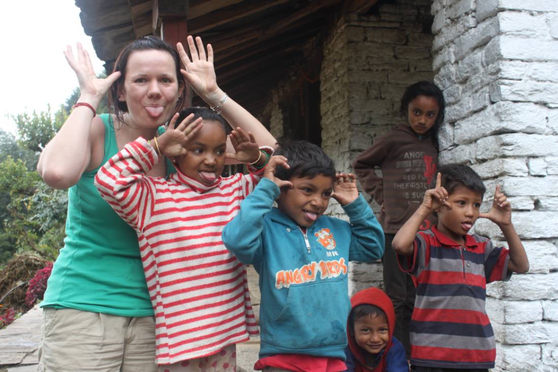 A Yomad making friends with the local village kids |  <i>Brad Atwal</i>